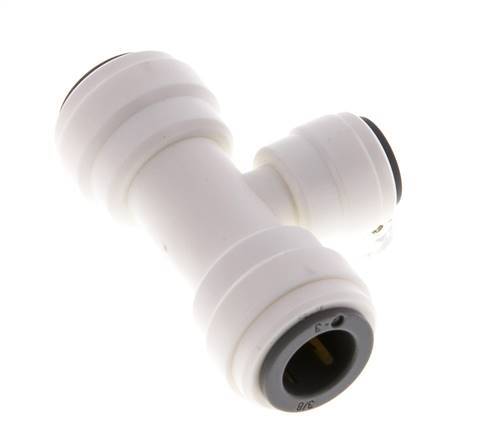 Racor en T de 3/8'' x 1/4'' POM EPDM FDA [2 piezas]