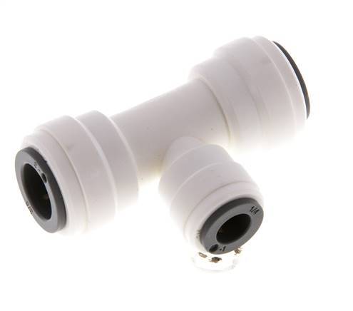 Racor en T de 3/8'' x 1/4'' POM EPDM FDA [2 piezas]