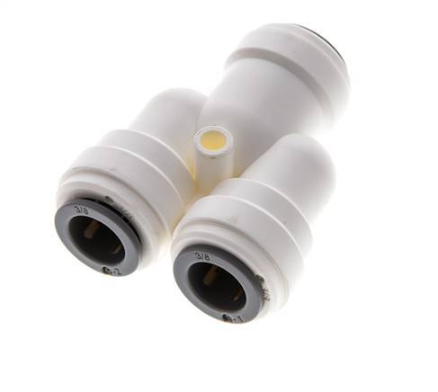 Racor en Y de 3/8'' POM EPDM FDA [2 piezas]