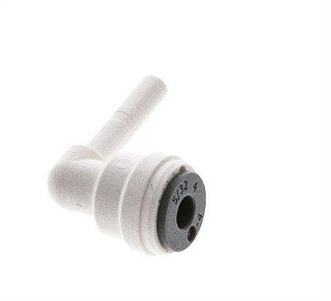 Codo de 90 grados de 5/32'' x 5/32'' con tapón de POM EPDM [10 piezas]