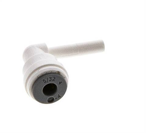 Codo de 90 grados de 5/32'' x 5/32'' con tapón de POM EPDM [10 piezas]
