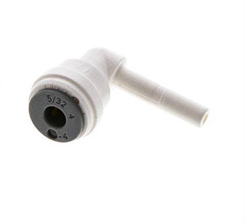 Codo de 90 grados de 5/32'' x 5/32'' con tapón de POM EPDM [10 piezas]