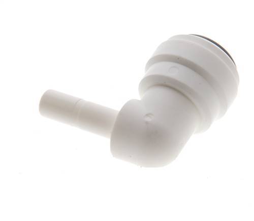 Racor de 3/8'' x 1/4'' 90deg con enchufe POM EPDM [5 piezas]