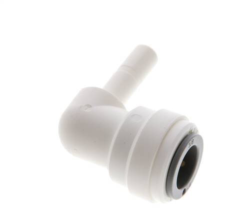 Racor de 3/8'' x 1/4'' 90deg con enchufe POM EPDM [5 piezas]