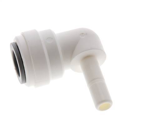 Racor de 3/8'' x 1/4'' 90deg con enchufe POM EPDM [5 piezas]