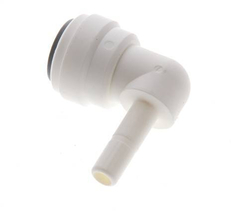 Racor de 3/8'' x 1/4'' 90deg con enchufe POM EPDM [5 piezas]