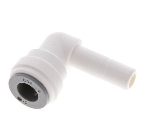 Codo de 90 grados de 5/16'' x 5/16'' con enchufe de POM EPDM [10 piezas]