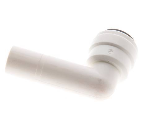Codo de 90 grados 1/4'' x 3/8'' con enchufe POM EPDM [10 piezas]