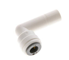 Codo de 90 grados 1/4'' x 3/8'' con enchufe POM EPDM [10 piezas]