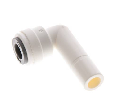 Codo de 90 grados 1/4'' x 3/8'' con enchufe POM EPDM [10 piezas]