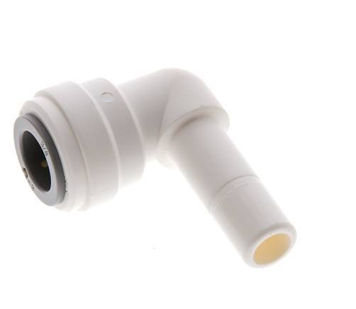 Racor de 3/8'' x 3/8'' 90deg con enchufe POM EPDM [5 piezas]