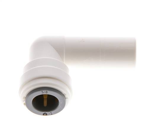 Racor de 3/8'' x 1/2'' 90deg con enchufe POM EPDM [5 piezas]