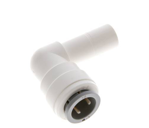 Codo de 90 grados de 1/2'' x 1/2'' con enchufe de POM EPDM [5 piezas]