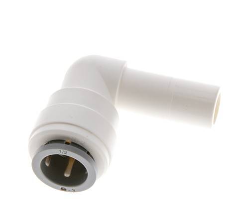 Codo de 90 grados de 1/2'' x 1/2'' con enchufe de POM EPDM [5 piezas]