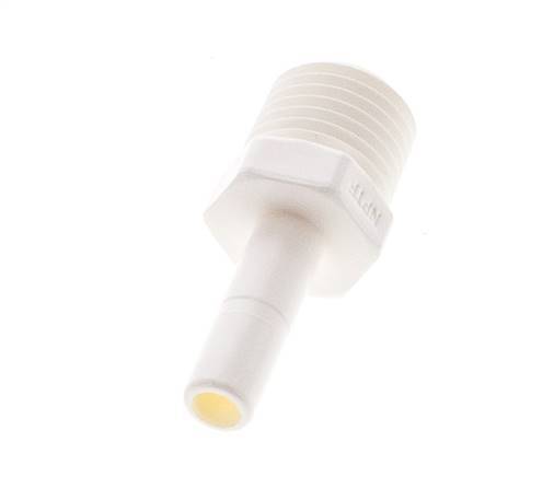 1/4'' x 1/4'' NPT Plug-in Fitting with Male Threads POM EPDM [10 Pieces]