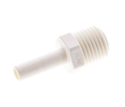 1/4'' x 1/4'' NPT Plug-in Fitting with Male Threads POM EPDM [10 Pieces]