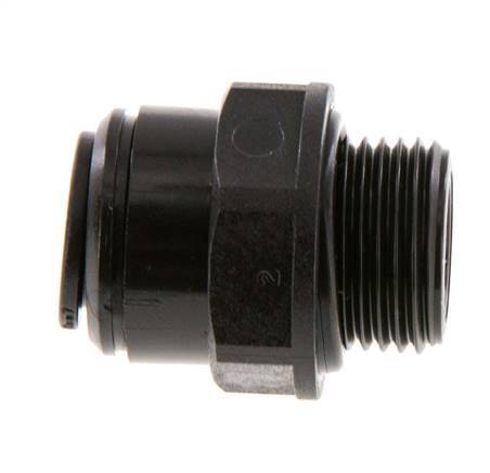 Racor de 10mm x G3/8'' con rosca macho POM NBR [2 piezas]