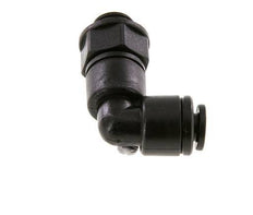 Codo de 90 grados de 4mm x G1/8'' con rosca macho POM NBR giratorio [2 piezas]