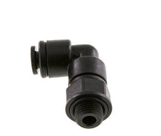 Codo de 90 grados de 4mm x G1/8'' con rosca macho POM NBR giratorio [2 piezas]