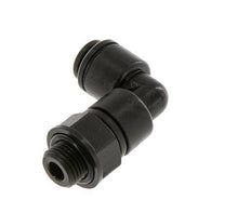 Codo de 90 grados de 4mm x G1/8'' con rosca macho POM NBR giratorio [2 piezas]