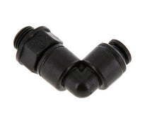 Codo de 90 grados 5mm x G1/8'' con rosca macho POM NBR giratorio [2 piezas]