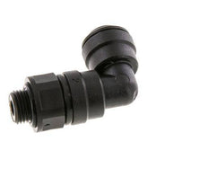 Codo de 6mm x G1/8'' de 90 grados con rosca macho POM NBR giratorio [2 piezas]