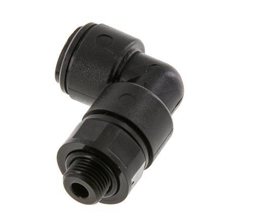 Codo de 90 grados 8mm x G1/8'' con rosca macho POM NBR giratorio [2 piezas]