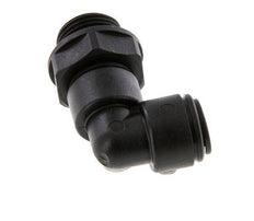 Codo de 90 grados 8mm x G3/8'' con rosca macho POM NBR giratorio [2 piezas]