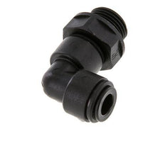 Codo de 90 grados 8mm x G3/8'' con rosca macho POM NBR giratorio [2 piezas]