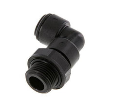 Codo de 90 grados 8mm x G3/8'' con rosca macho POM NBR giratorio [2 piezas]
