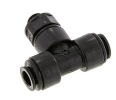 Racor en T de 8mm x G1/8'' con rosca macho Latón NBR Giratorio