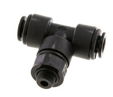 Racor en T de 8mm x G1/8'' con rosca macho Latón NBR Giratorio