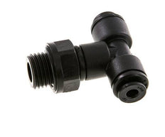 Racor en T de 4mm x G1/4'' con rosca macho Latón NBR Giratorio