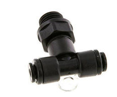Racor en T de 4mm x G1/4'' con rosca macho Latón NBR Giratorio
