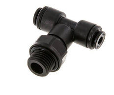 Racor en T de 4mm x G1/4'' con rosca macho Latón NBR Giratorio