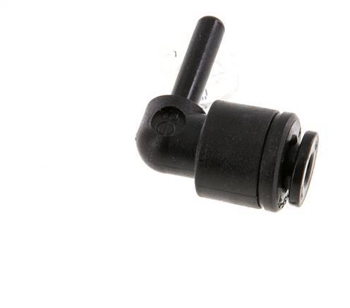 Racor de 4mm x 4mm 90deg con enchufe POM NBR [2 piezas]