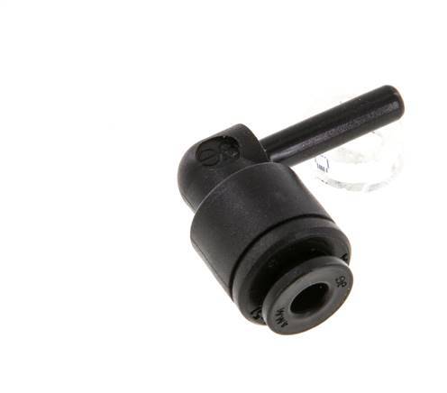 Racor de 4mm x 4mm 90deg con enchufe POM NBR [2 piezas]