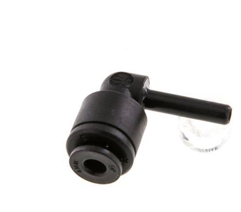Racor de 4mm x 4mm 90deg con enchufe POM NBR [2 piezas]