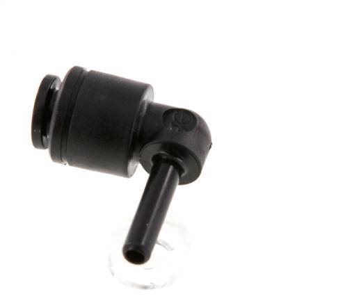 Racor de 4mm x 4mm 90deg con enchufe POM NBR [2 piezas]