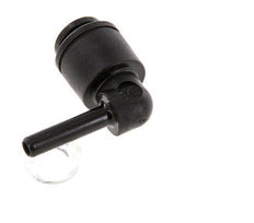 Racor de 4mm x 4mm 90deg con enchufe POM NBR [2 piezas]