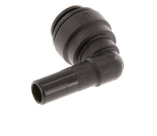 Codo de 90 grados de 8mm x 8mm con enchufe POM NBR [2 piezas]