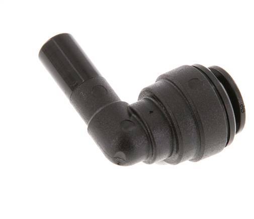 Codo de 90 grados de 8mm x 8mm con enchufe POM NBR [2 piezas]