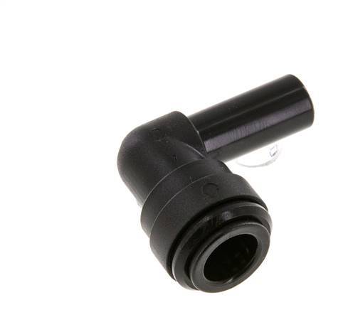 Codo de 90 grados de 10mm x 10mm con enchufe POM NBR [2 piezas]
