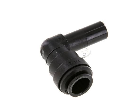 Codo de 12mm x 12mm 90deg Racor con enchufe POM NBR [2 Piezas]