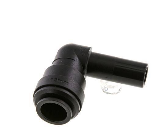 Codo de 12mm x 12mm 90deg Racor con enchufe POM NBR [2 Piezas]