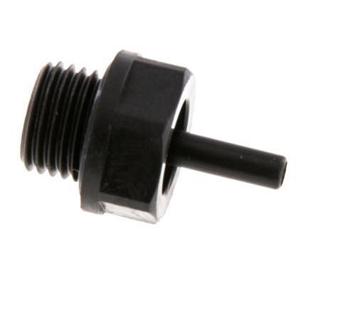 Racor de 4mm x G1/4'' con rosca macho POM NBR [5 Piezas]