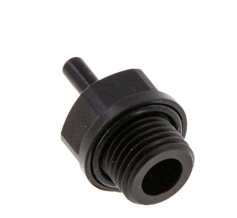Racor de 4mm x G1/4'' con rosca macho POM NBR [5 Piezas]
