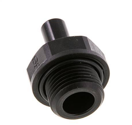 Racor de 8mm x G3/8'' con rosca macho POM NBR [5 Piezas]