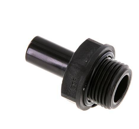 Racor de 10mm x G3/8'' con rosca macho POM NBR [5 Piezas]