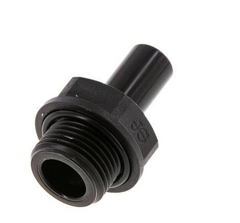 Racor de 10mm x G3/8'' con rosca macho POM NBR [5 Piezas]